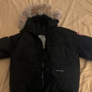 Canada Goose Black Parka with Fur Hood